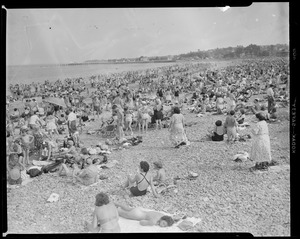Crowded Revere Beach