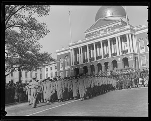 West Point cadets on parade, Boston