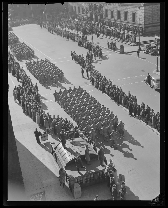 West Point cadets on parade, Boston Digital Commonwealth