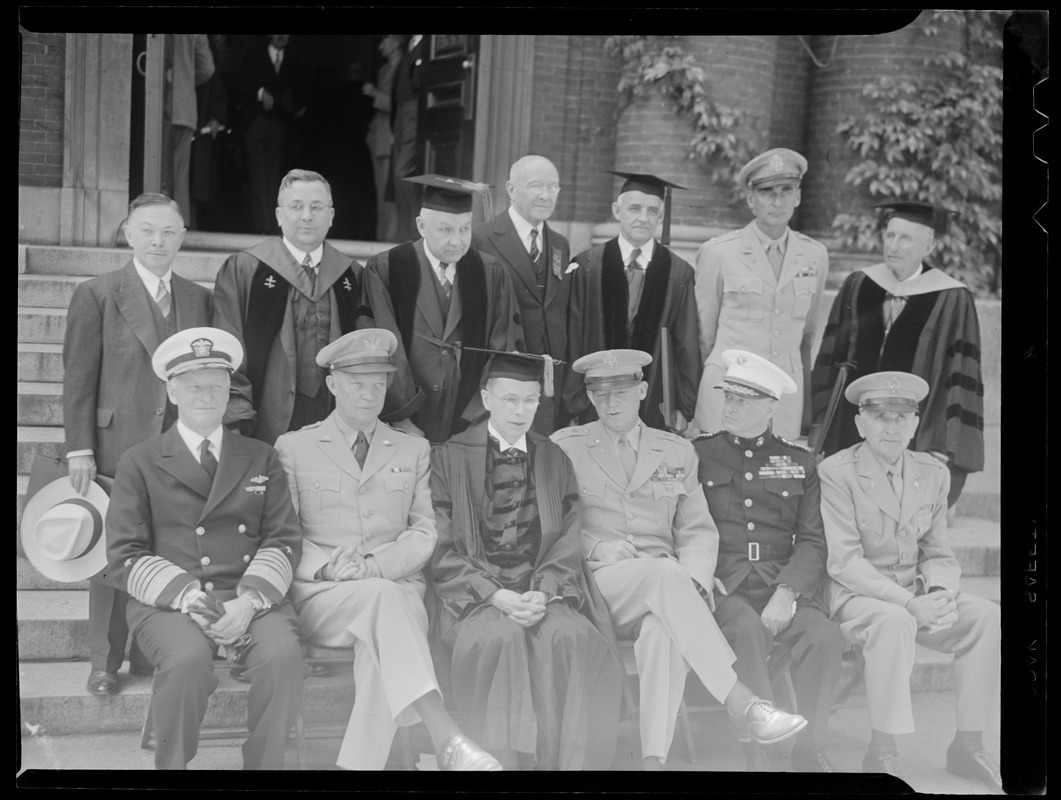 Heroes of WWII honored at Harvard commencement, including Eisenhower