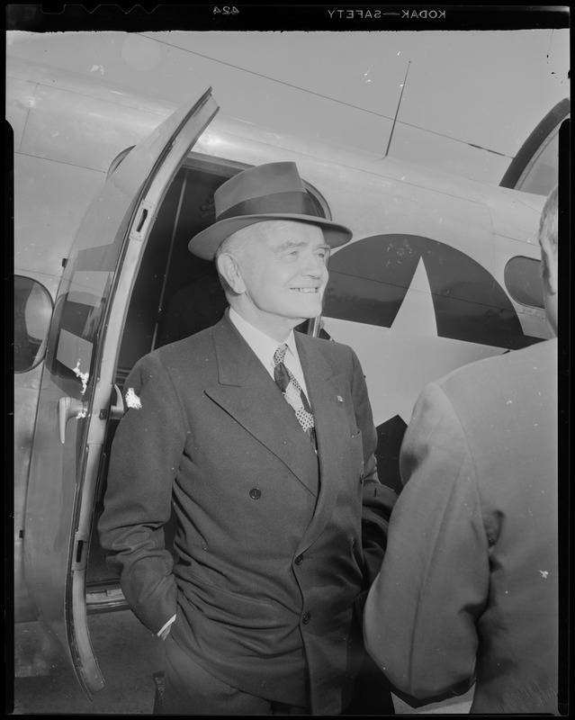 Admiral Halsey, hero of the Pacific War, in Boston