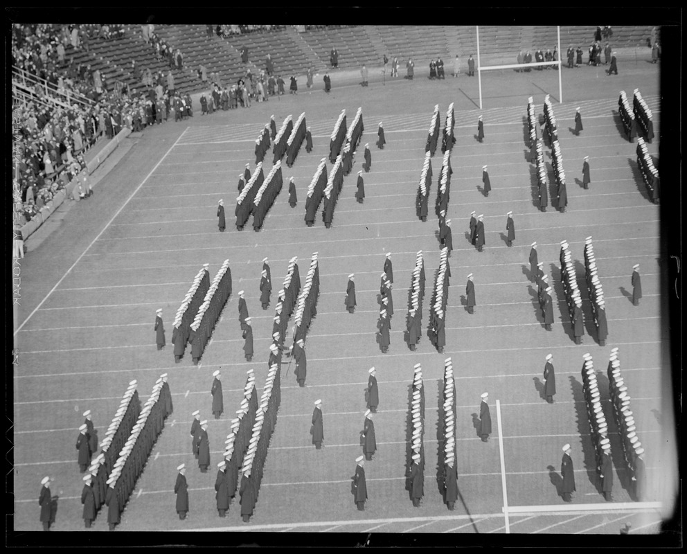 Navy at Harvard stadium