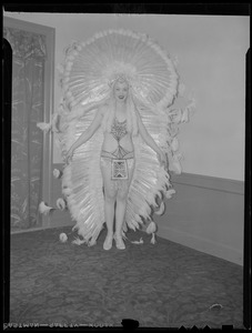 Showgirl in costume