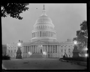 U.S. Capitol at night, Washington