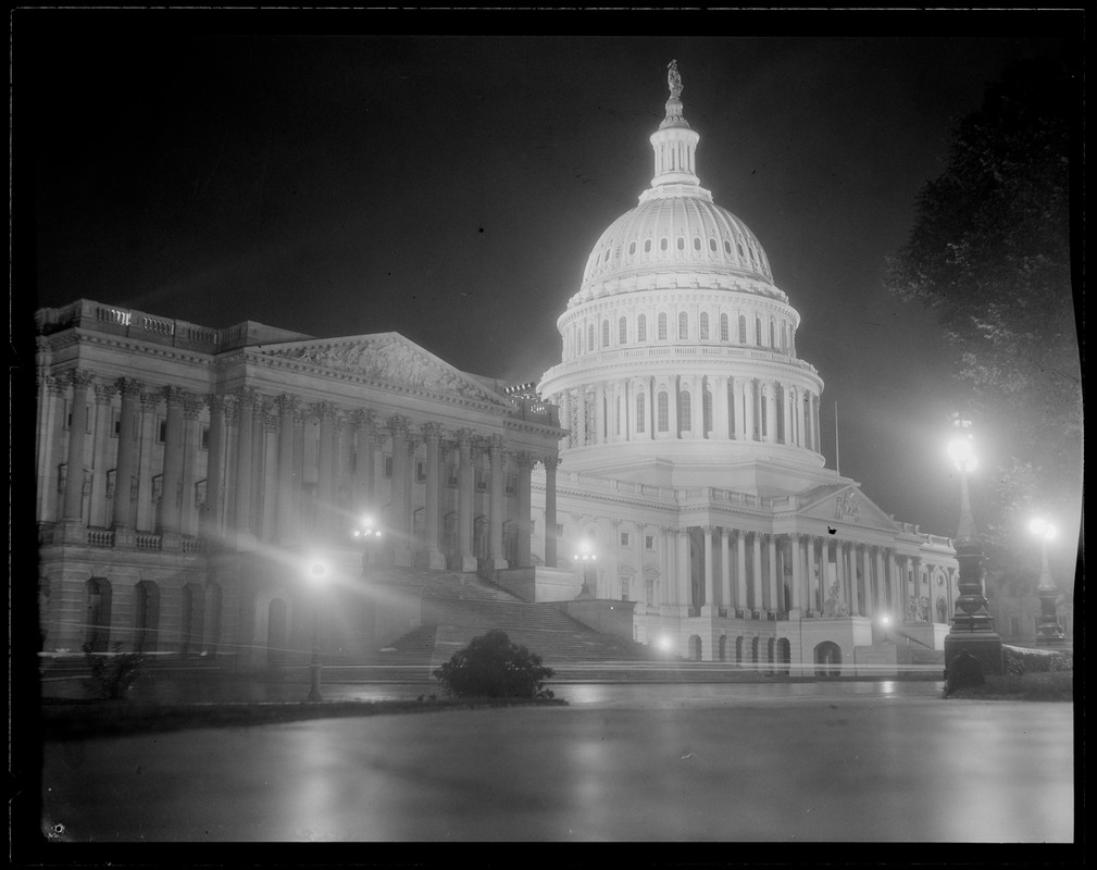 U.S. Capitol at night, Washington