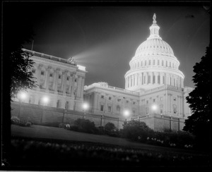 U.S. Capitol at night, Washington