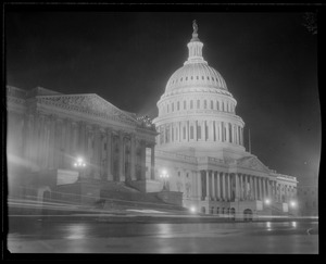 U.S. Capitol at night, Washington