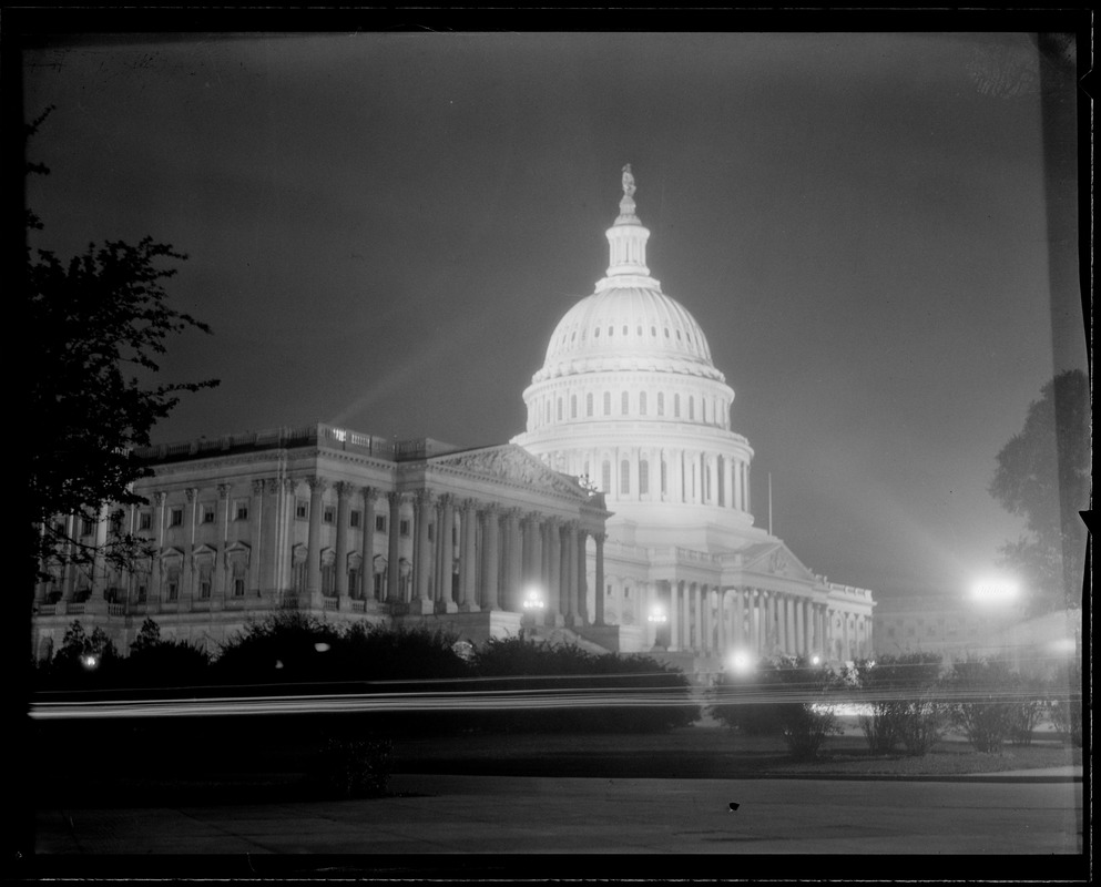 U.S. Capitol at night, Washington