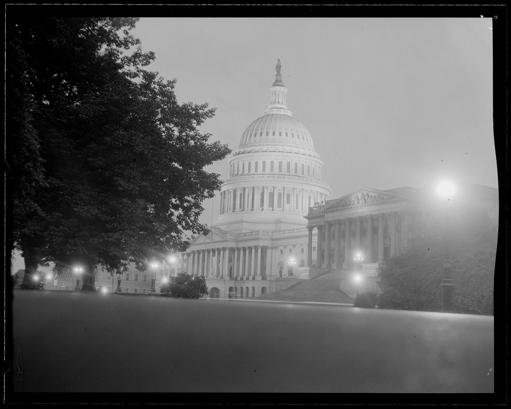 U.S. Capitol at night, Washington