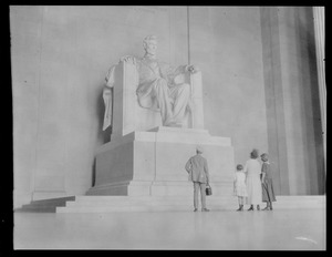 Inside the Lincoln Memorial, Washington