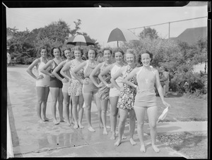 Bathing girls