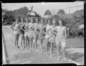 Bathing girls