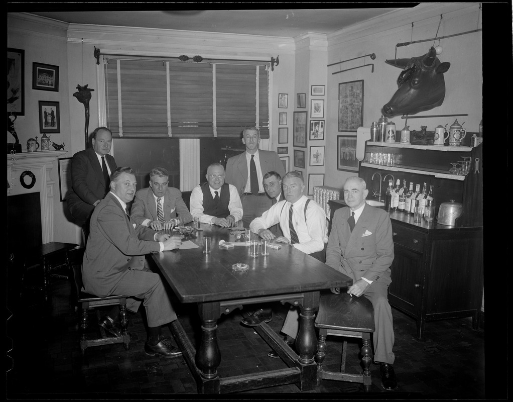 Men in social club