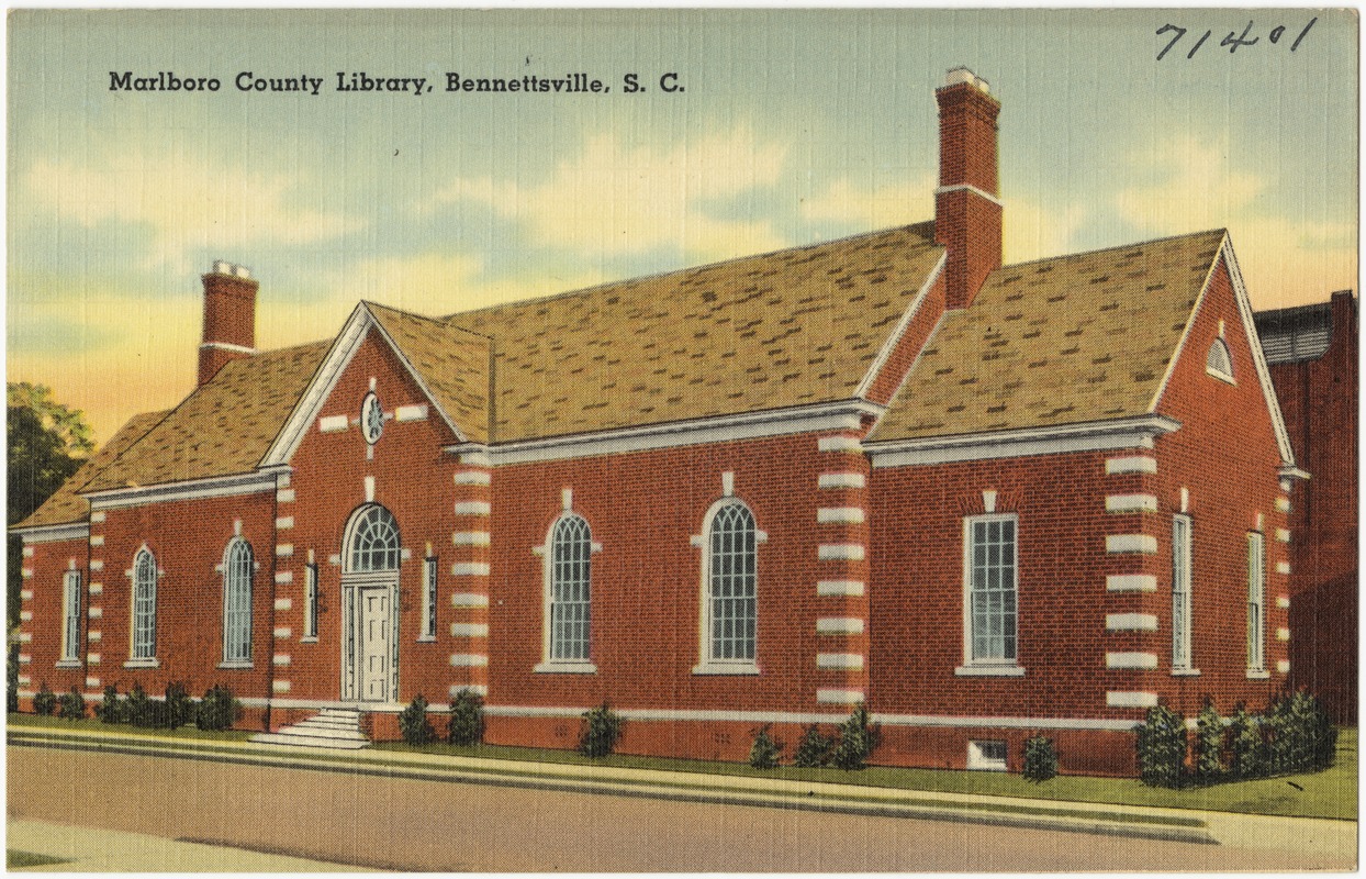 Marlboro County Library, S. C. Digital Commonwealth