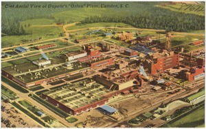 Aerial view of Dupont's "Orlon" Plant, Camden, S. C.
