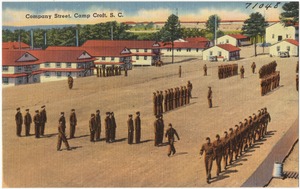 Company Street, Camp Croft, S. C.