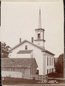 Wachusett Reservoir, Methodist Church, from the southwest, Oakdale, West Boylston, Mass., Jun. 8, 1898