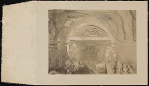 Wachusett Aqueduct, centering with brick arch, Section 3 (interior), West Berlin, Berlin, Mass., Apr. 12, 1897
