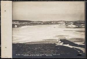 Wachusett Reservoir, south from Kiesling's Hill, elevation of water 315 (compare with No. 5136), Boylston, Mass., Mar. 11, 1904
