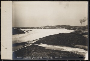 Wachusett Reservoir, north from South Clinton, elevation of water 315 (compare with No. 5139), Boylston, Mass., Mar. 11, 1904
