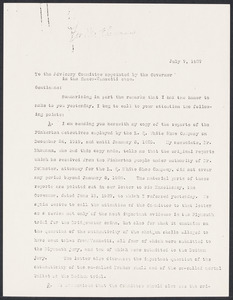 Herbert Brutus Ehrmann Papers, 1906-1970. Sacco-Vanzetti. Xerox copies of important letters. Box 9, Folder 4, Harvard Law School Library, Historical & Special Collections