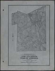 Land Utilization Town of Uxbridge