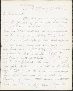 Letter from John D. Long to Zadoc Long and Julia D. Long, January 26, 1866