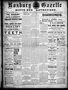 Roxbury Gazette and South End Advertiser, December 30, 1899