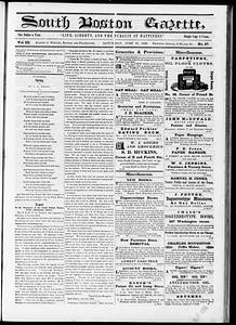 South Boston Gazette, June 16, 1849