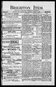 The Brighton Item, January 14, 1893
