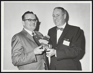 Russ Adams. John W. Roberts, Man. Ed., New Bedford Standard Times, Award Chairman