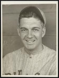 Harold Ruel, catcher with the Boston Red Sox at Pensacola, FLA.