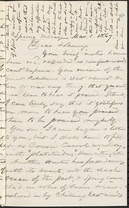 Letter from Zadoc Long to John D. Long, March 1, 1867