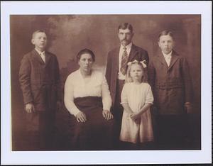 Hiram and Julia Zoly with Frank, Anthony and Anna