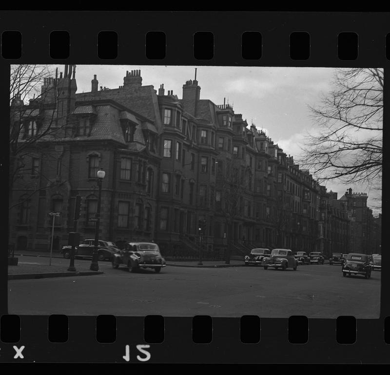 Beacon Street, Boston, Massachusetts, between Clarendon Street and Dartmouth Street