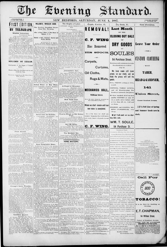 Evening Standard. June 04, 1887 - Digital Commonwealth