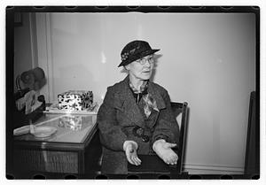 Mrs. Townsend, wife of Townsend old age plan