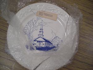 First Congregational Church commemorative plate