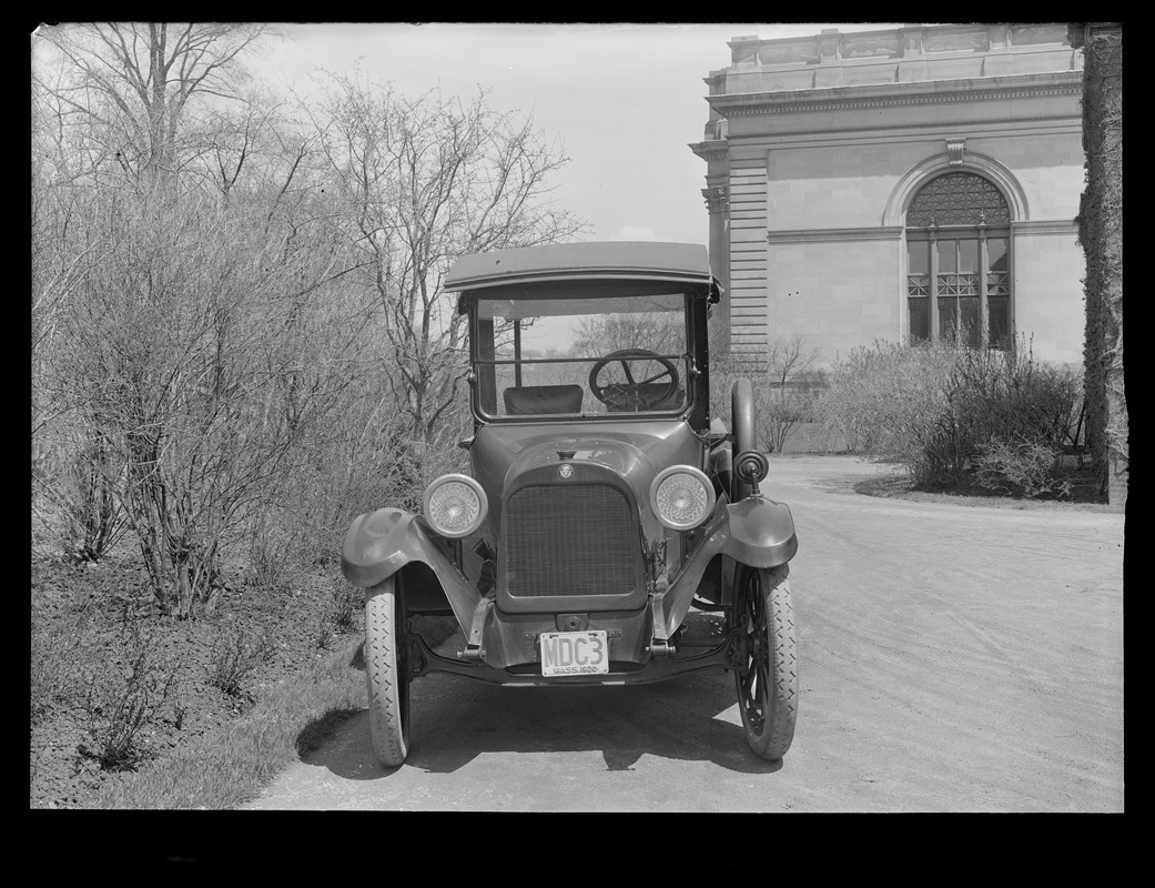 Distribution Department, MWW No. 3, truck; Dodge Bros.; front view; at Chestnut Hill Pumping Stations, Brighton, Mass., May 5, 1920