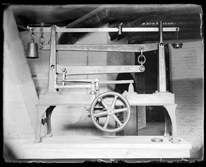 Distribution Department, transverse testing machine, Mass., ca. 1895-1899