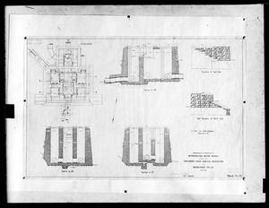 Distribution Department, Northern High Service Middlesex Fells Reservoir, plan of Gate Chamber; Acc. No. B1203 (engineering plan), Stoneham, Mass., Mar. 1898