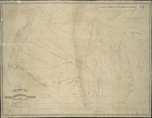 Copy of part of plan of inner harbor of Boston, showing commissioners' lines
