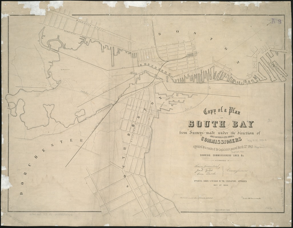 Copy of a plan of South Bay