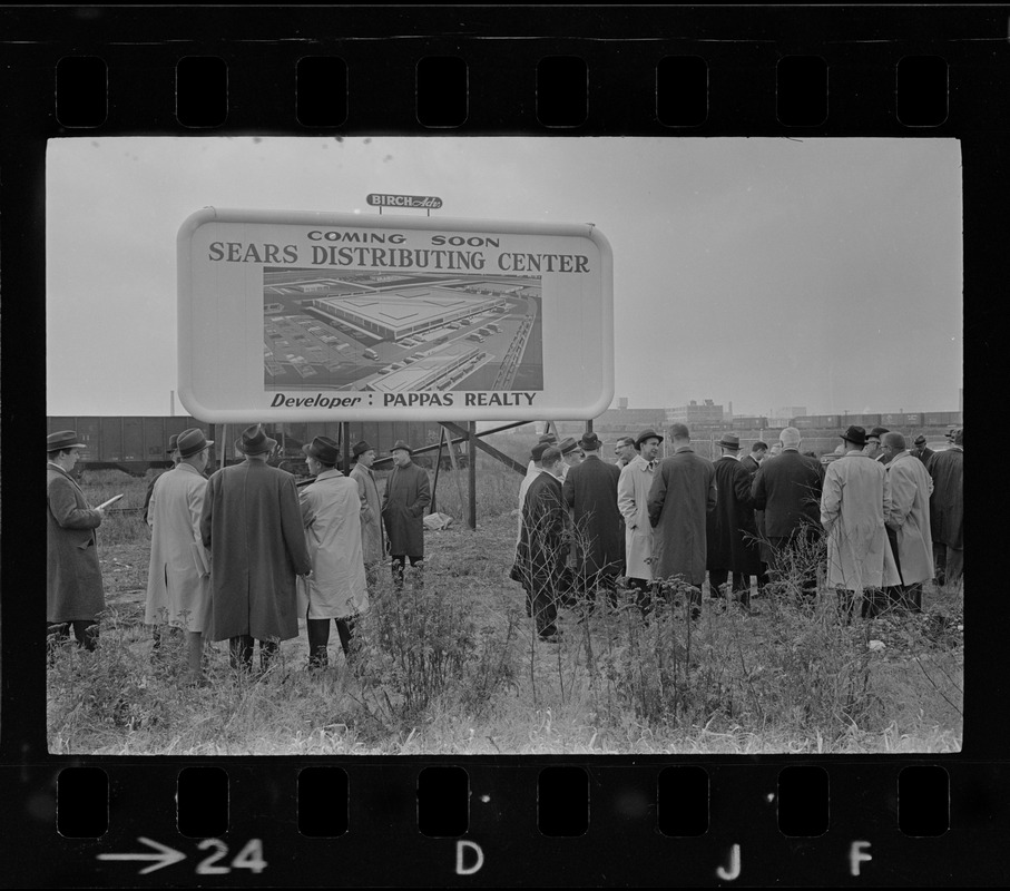 Groundbreaking ceremony for the new Sears Distributing Center