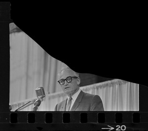 Senator Barry Goldwater speaking at Bay State GOP fundraiser