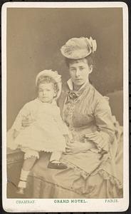 Unidentified woman and girl