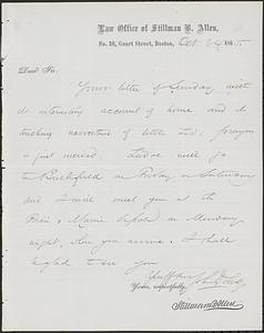 Letter from John D. Long to Zadoc Long, October 24, 1865