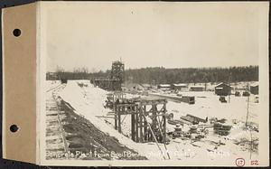 Contract No. 17, West Portion, Wachusett-Coldbrook Tunnel, Rutland, Oakham, Barre, concrete plant from spoil bank, Shaft 7, Rutland, Mass., Dec. 3, 1929