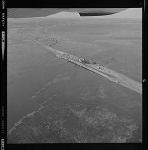 PI bridge, high and low tide, Hampton Coast Guard station, Boar’s Head Hampton