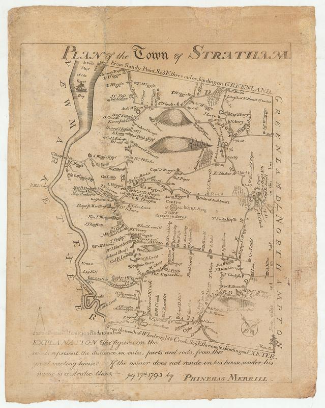 Plan of the town of Stratham